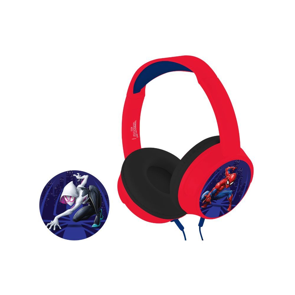 Volkano - Marvel Spiderman Padded Aux Headphone With Stickers