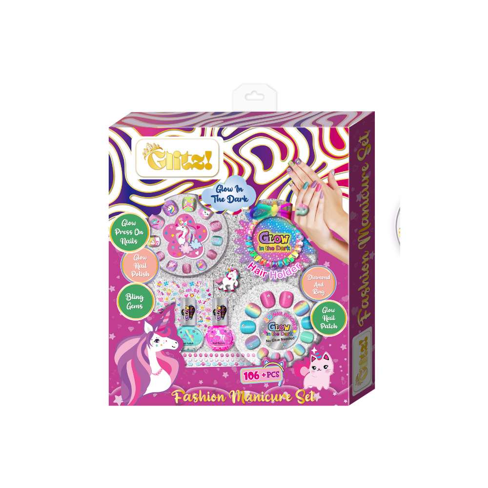 Tokidas - Glow In The Dark - Scented Fashion Manicure Set