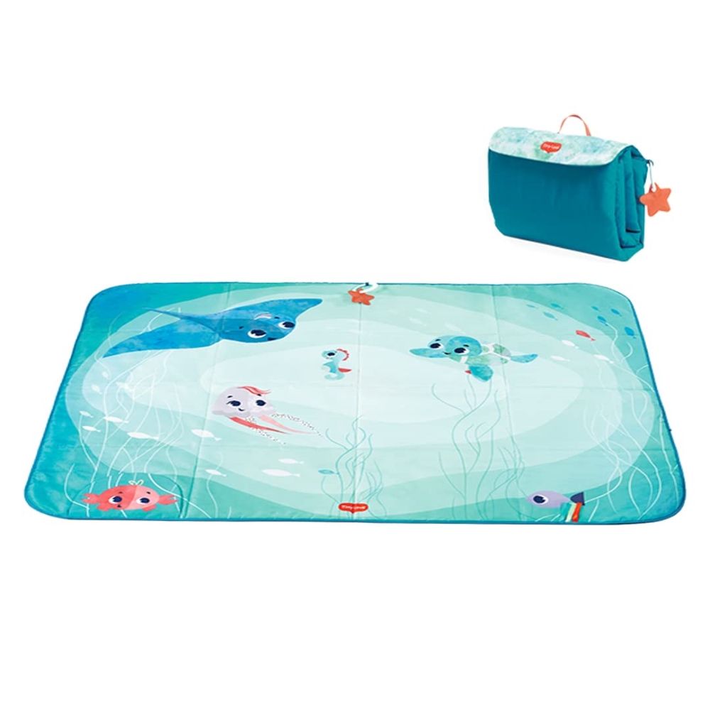 Tiny Love - Interactive Outdoor Picnic Playmat Ocean - 140 x 113cm