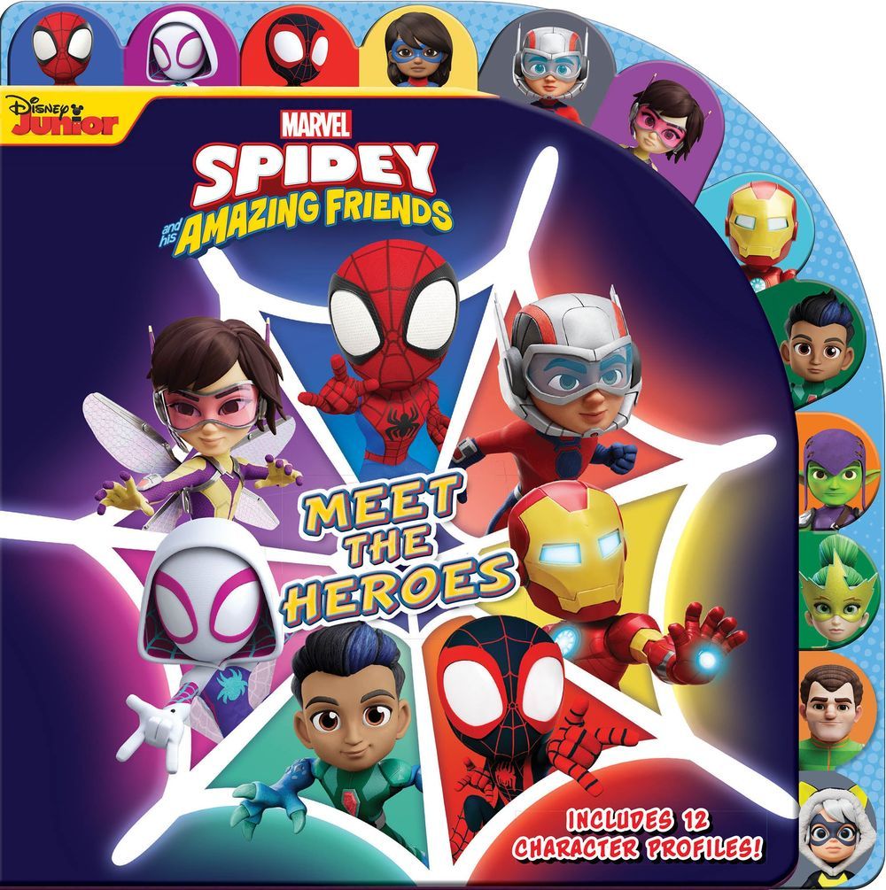 Marvel Spidey And His Amazing Friends Tabbed Board Book