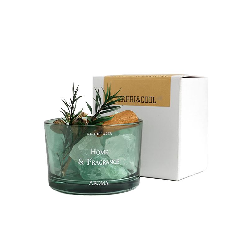 Mei Stylish - Natural Stone Oil Diffuser - Green