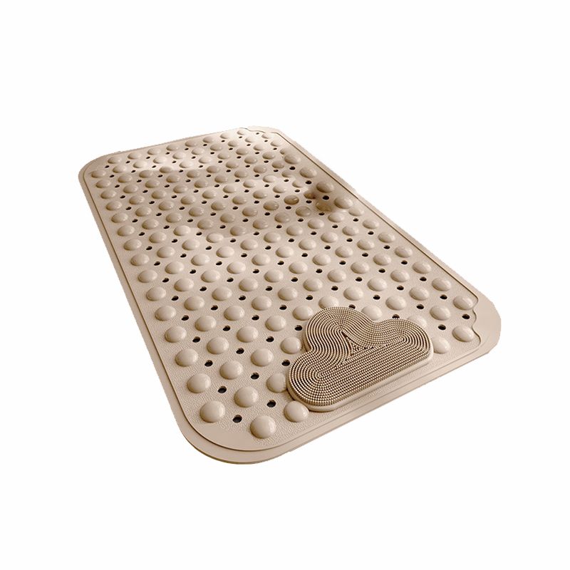 Mei Stylish - Anti-Slip Massage Bath Tub Mat - Beige - 40x70cm