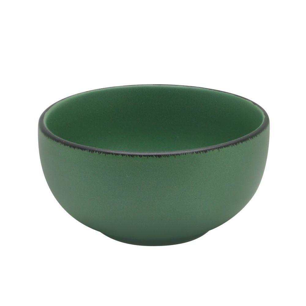 Kitchen Master - Forrest Stoneware Bowl - Green - 4.5-Inch