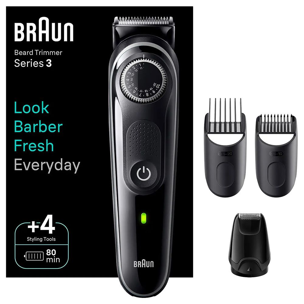 Braun - Series 3 Beard Trimmer Kit - Black