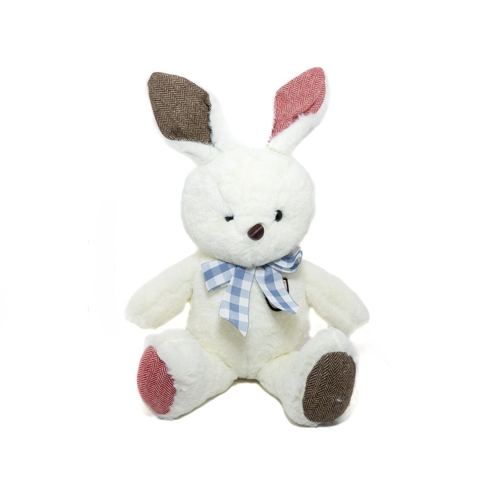 Toto Toys - Cute Rabbit With Long Ears Plush Toy - White - 65 cm