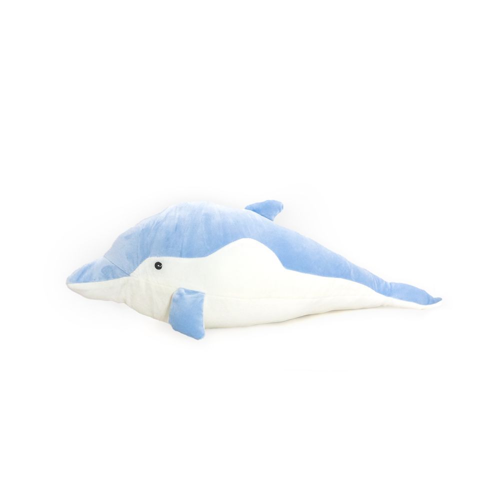 Toto Toys - Cute Dolphin Plush Toy - Blue - 70 cm