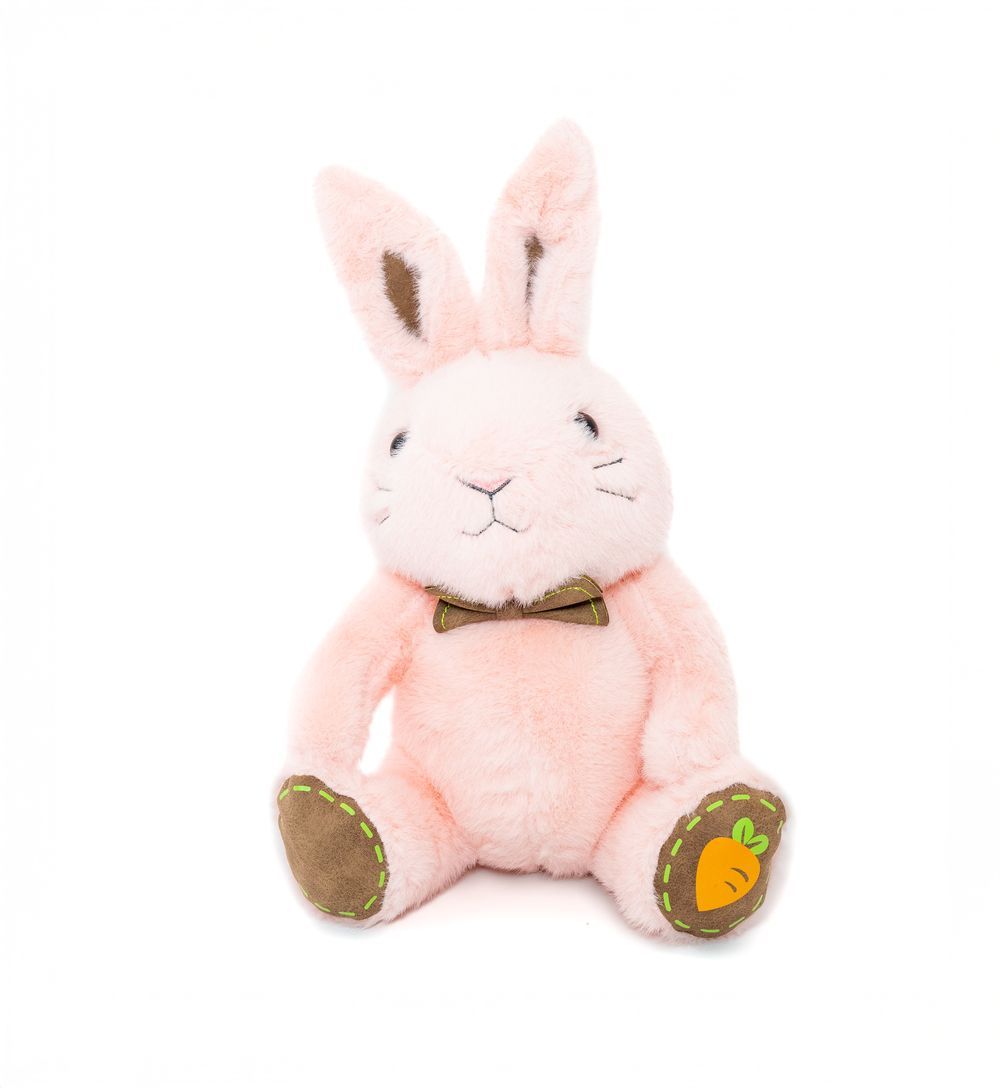 Toto Toys - Rabbit Stuffed Toy - Pink - 30 cm