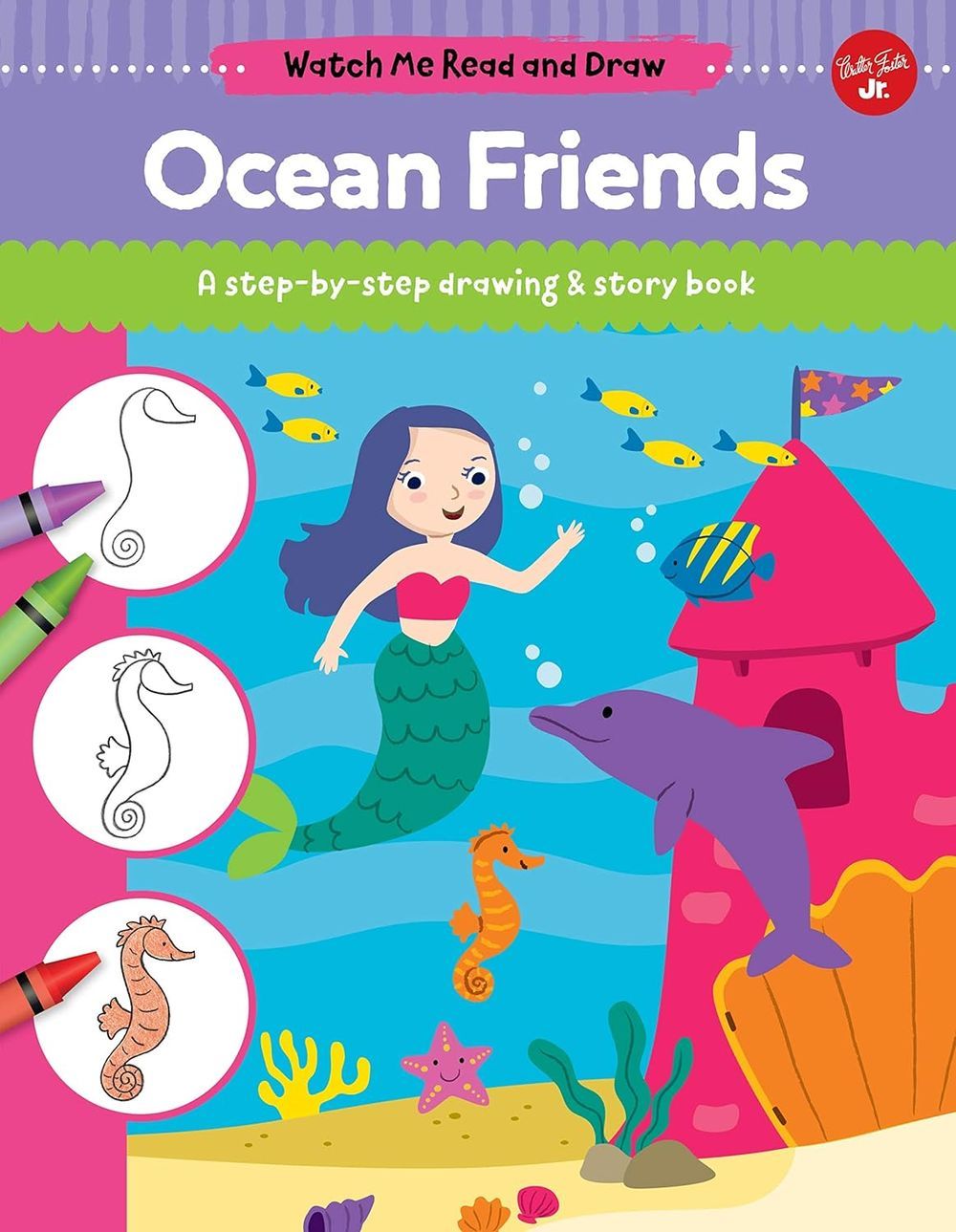 كتاب Watch Me Read And Draw: Ocean Friends