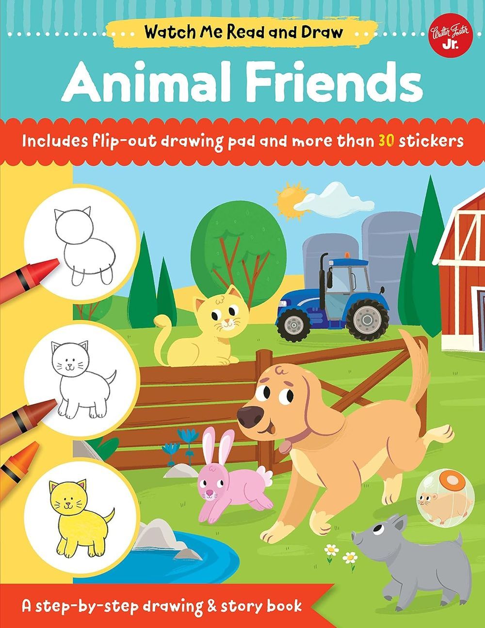 Watch Me Read And Draw: Animal Friends