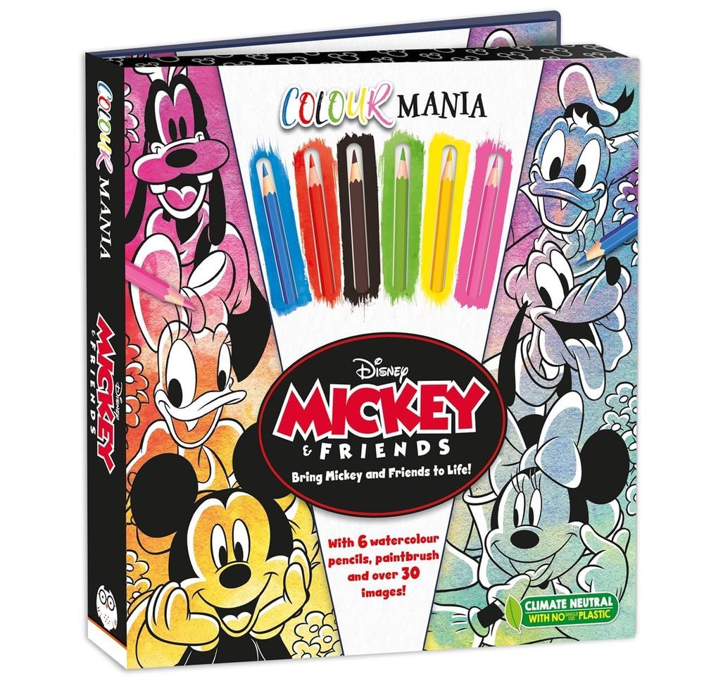 Igloo Books - Colour Mania - Mickey & Friends