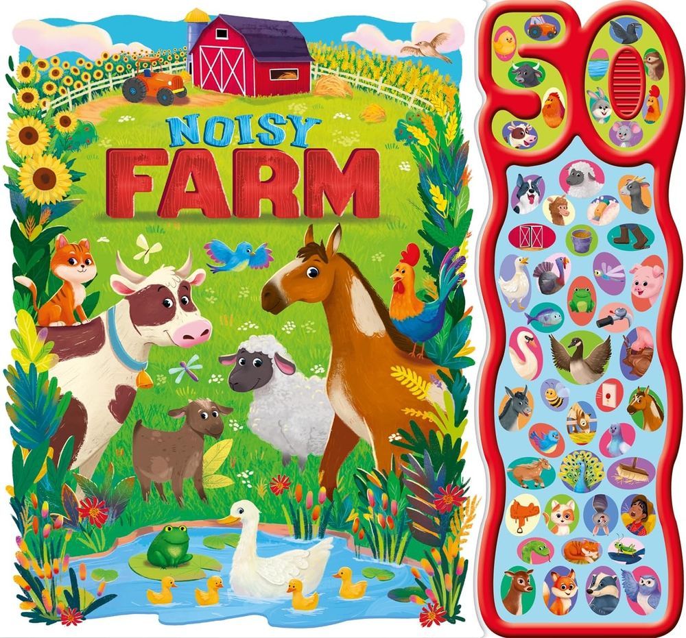 كتاب Noisy Farm Sound Book