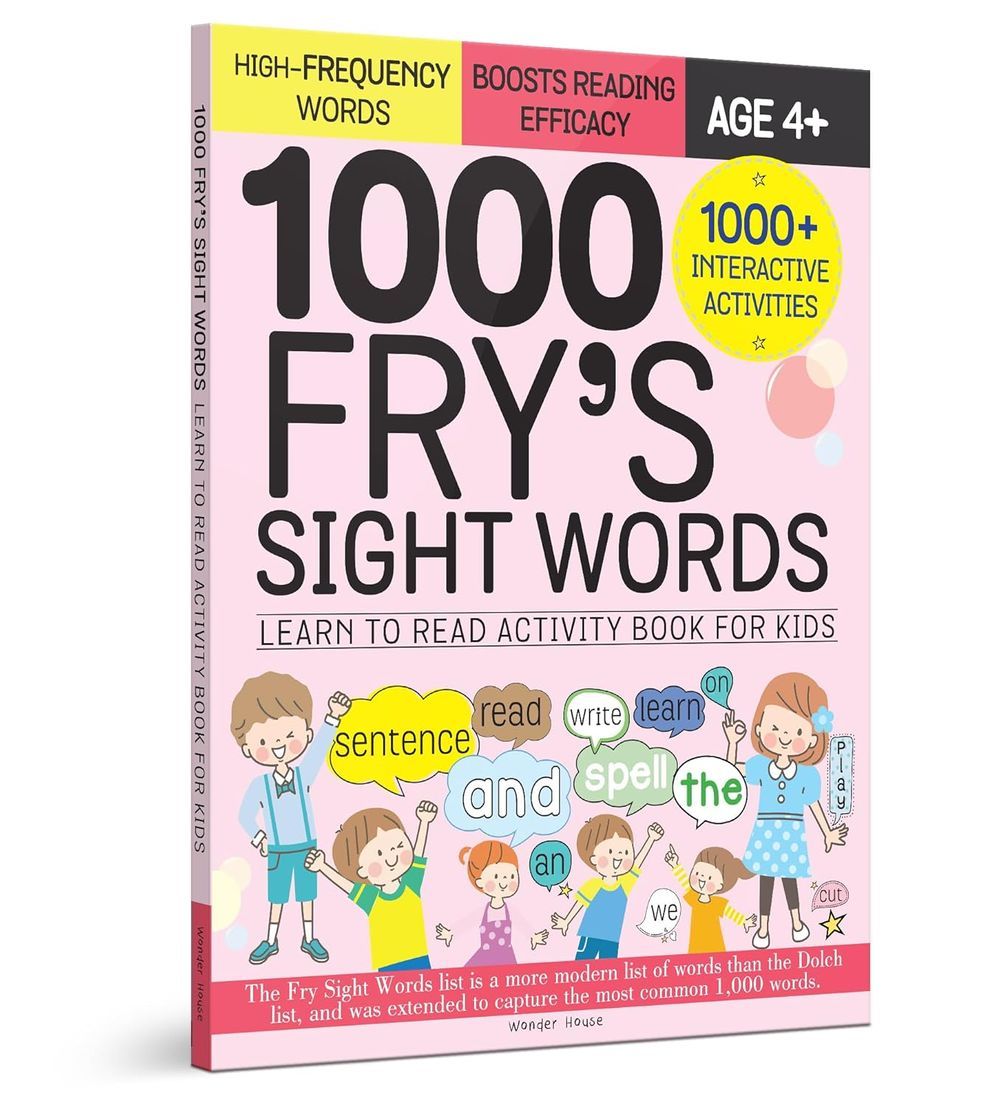 1000 Frys Sight Words Activity Book