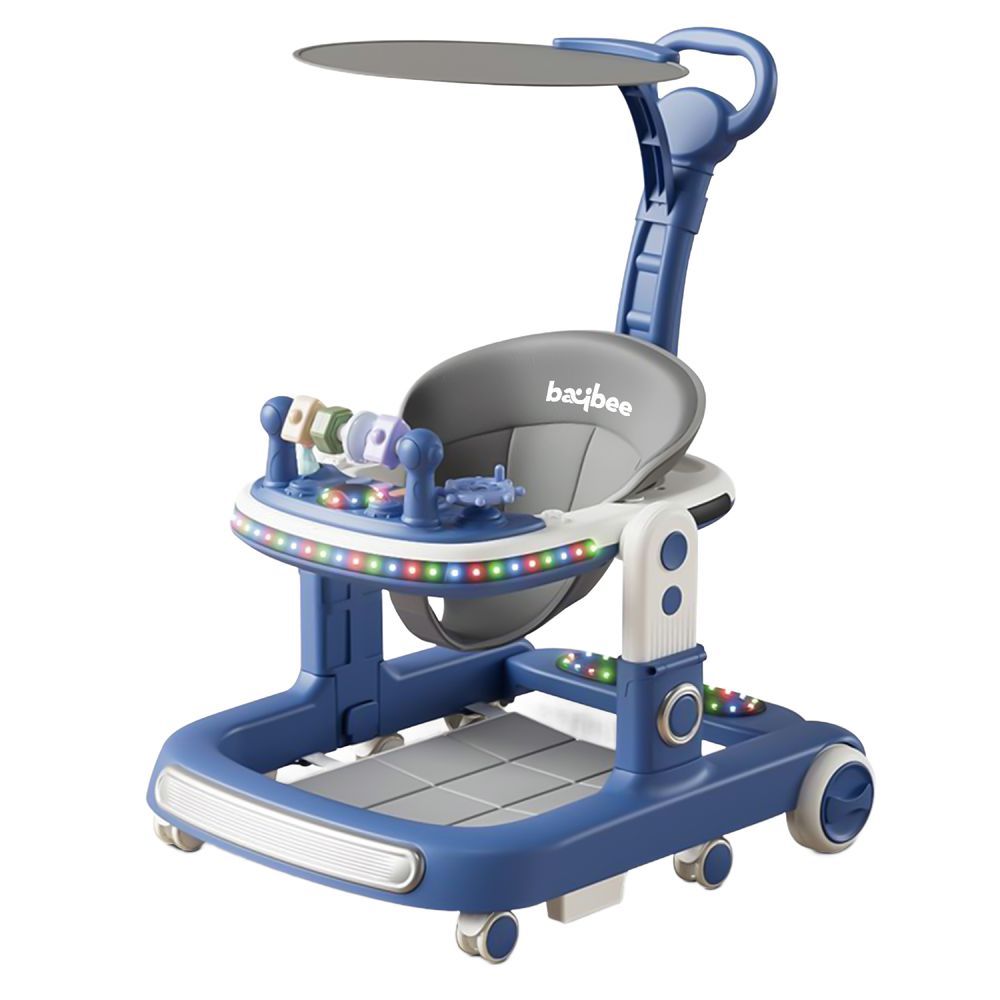 Baybee - 2-In-1 Push Baby Walker - Blue