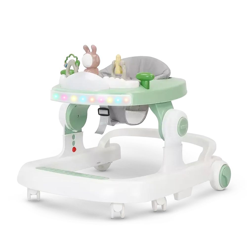 Baybee - 2-In-1 Push Baby Walker - Green