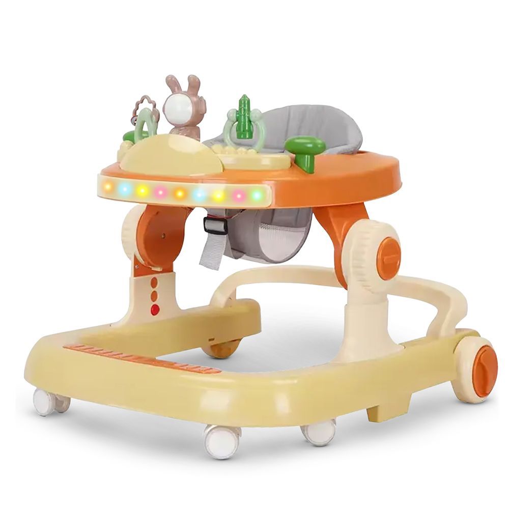 Baybee - 2-In-1 Push Baby Walker - Yellow