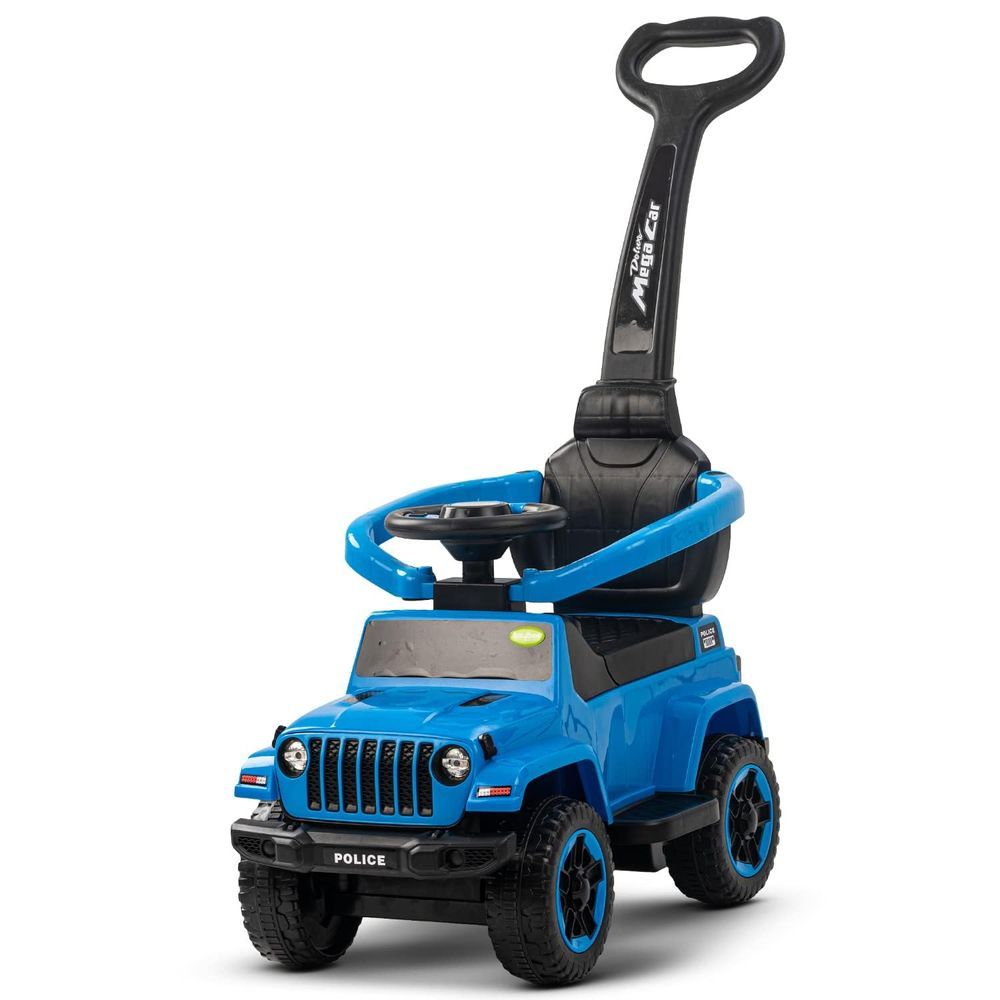 baybee - 2 In 1 Ride On Push Car For Baby - Blue