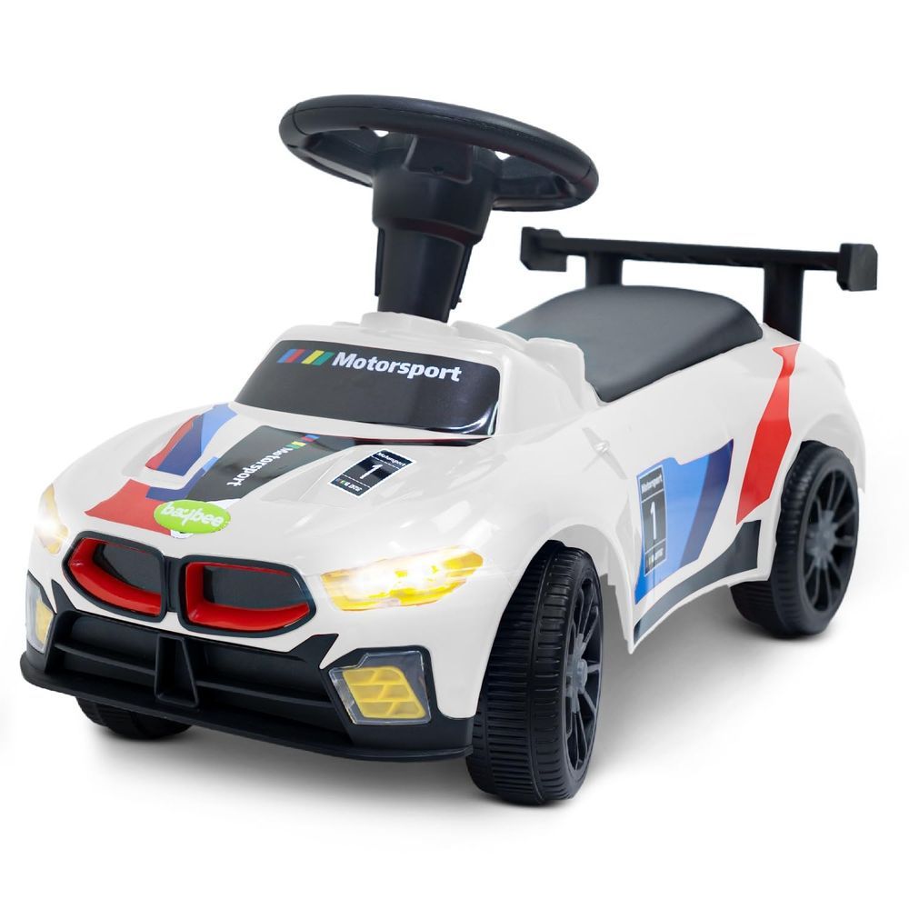 baybee - Drift Push Ride On Car For Kids - White