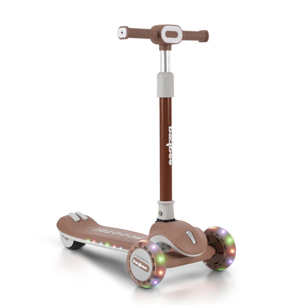 Baybee - Cruze Foldable Kids Scooter - Brown