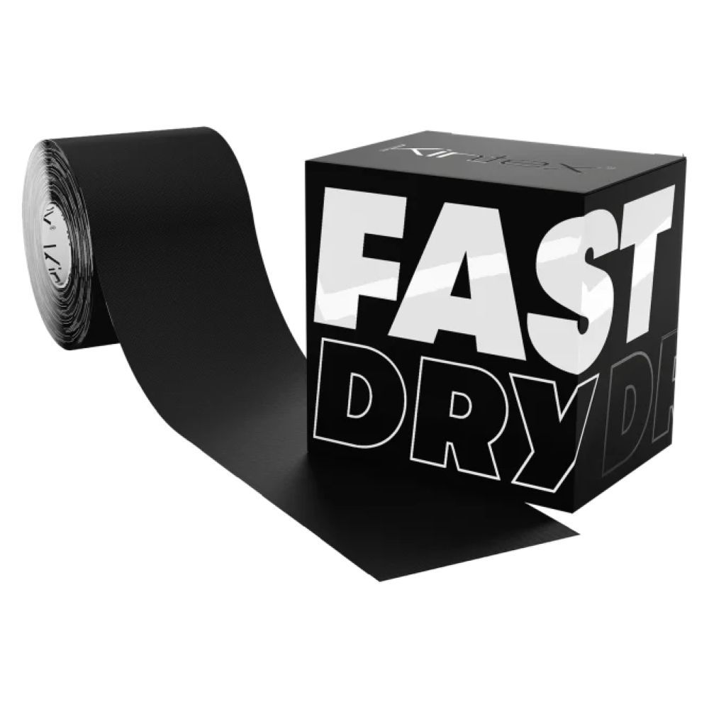 Kintex - Fast Dry Kinesiology Tape - Black - 5x500 cm