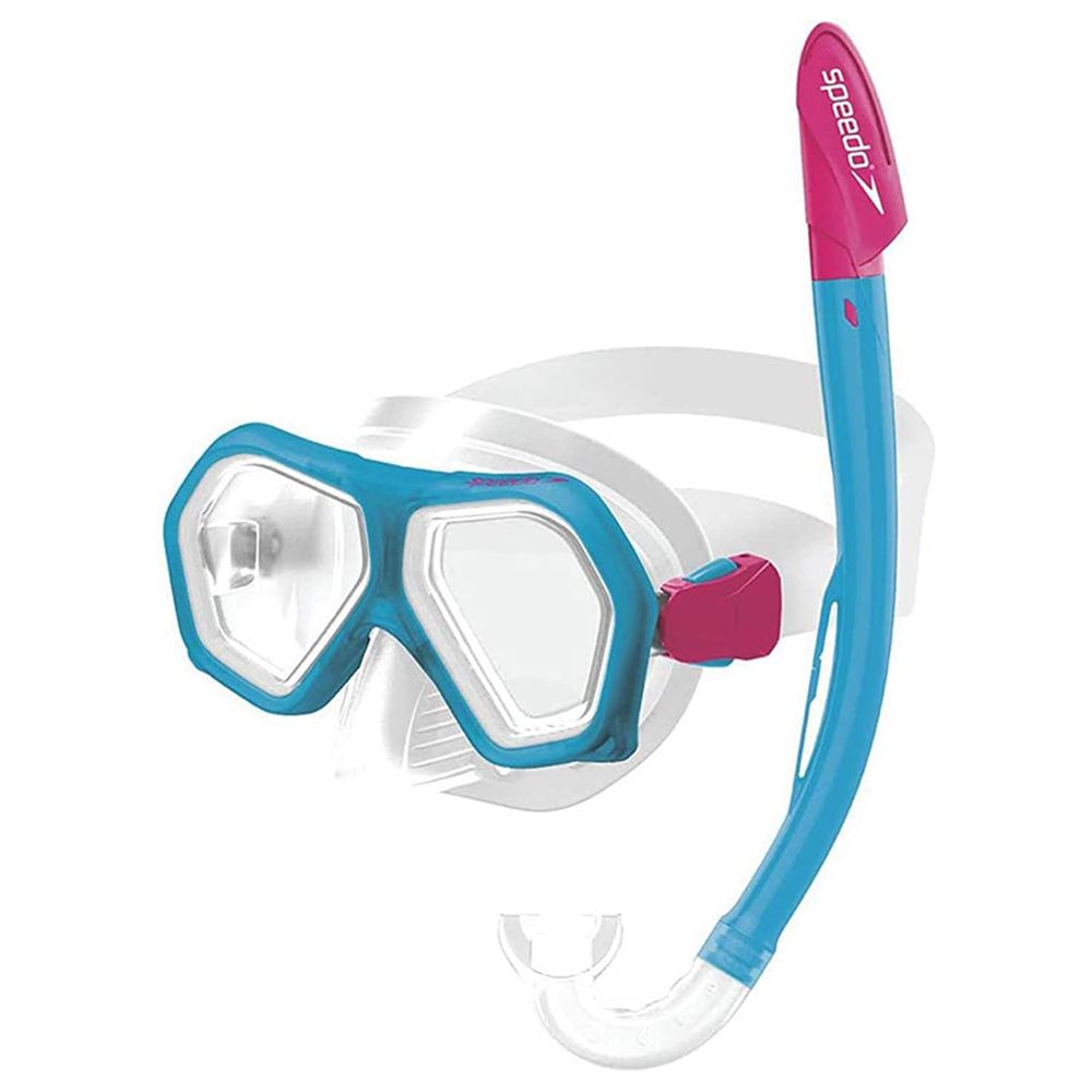 Speedo - Leisure Junior Dual Lenses & Snorkel Kit - Blue