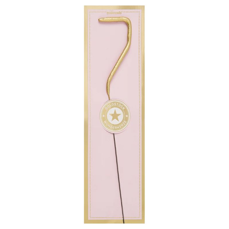 Wondercandle - Sparkle Candle 7 - Gold