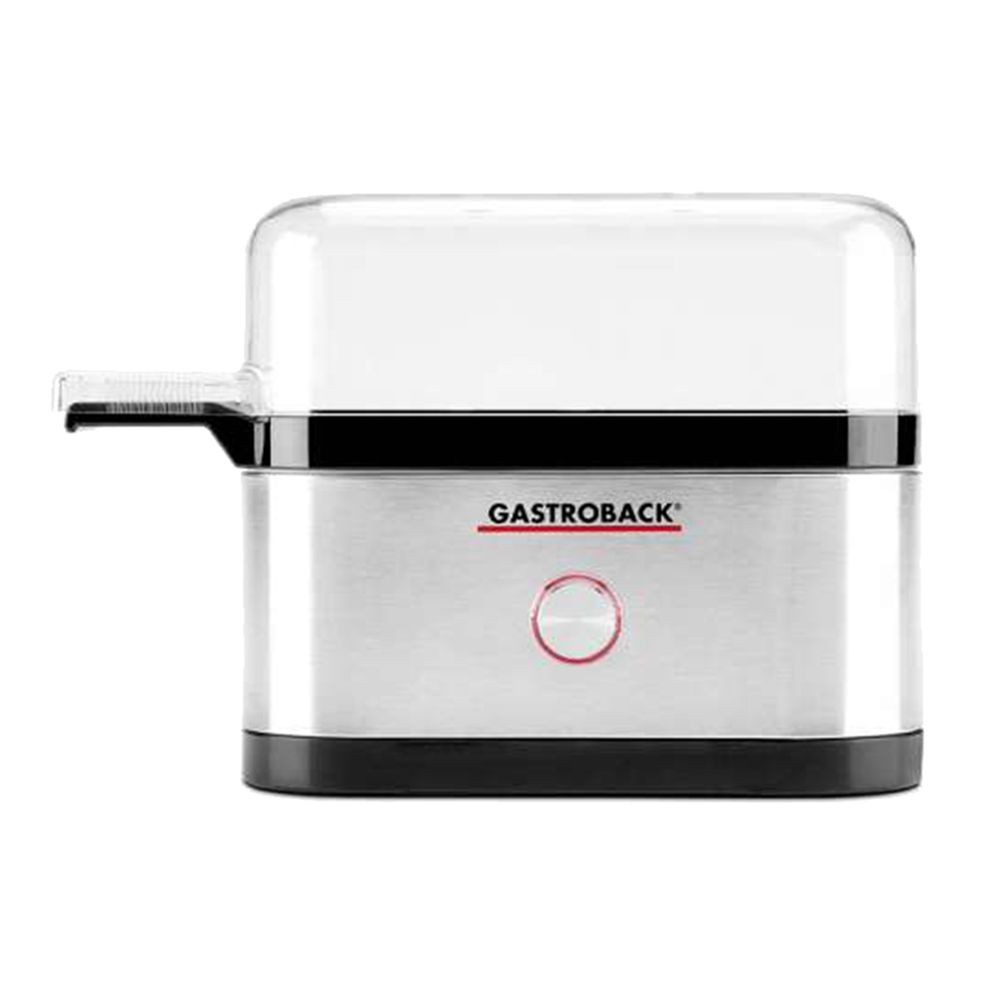 Gastroback - Design Mini Egg Cooker - Silver