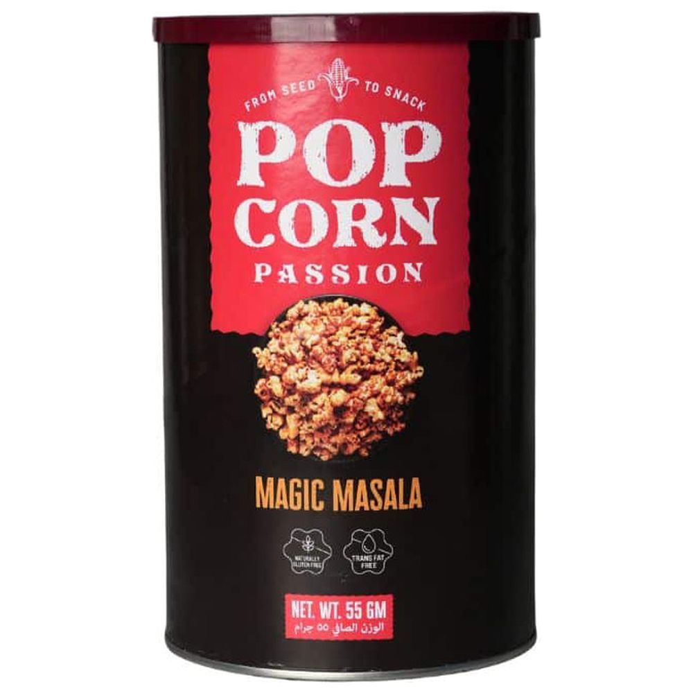 POP CORN PASSION - Magic Masala Popcorn - 55 gm