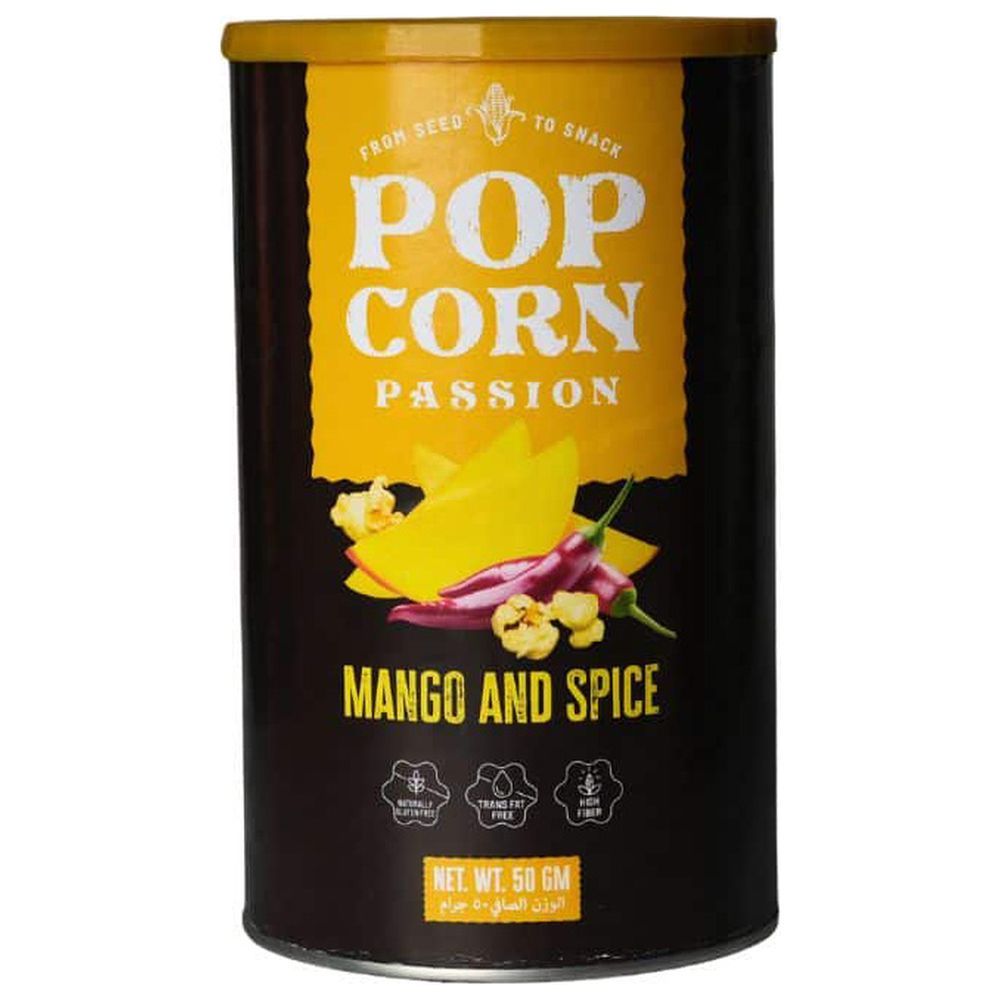 POP CORN PASSION - Mango & Spice Popcorn - 50 gm