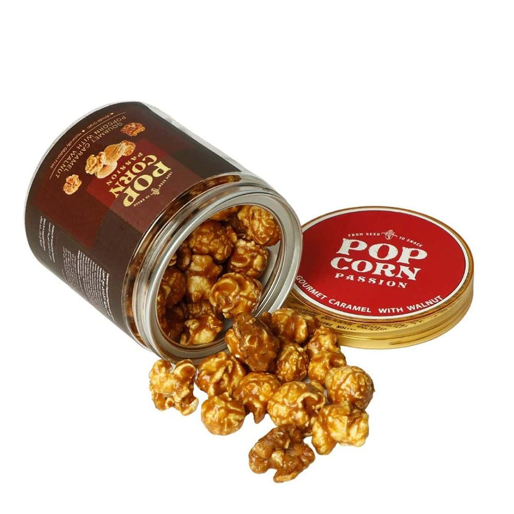 POP CORN PASSION - Caramel Popcorn With Walnuts - 80 gm