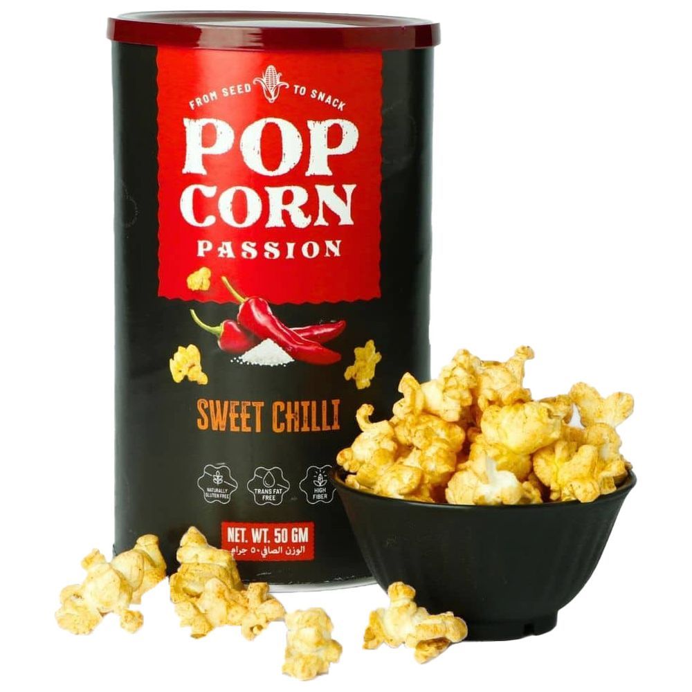 POP CORN PASSION - Sweet Chili Popcorn - 50 gm