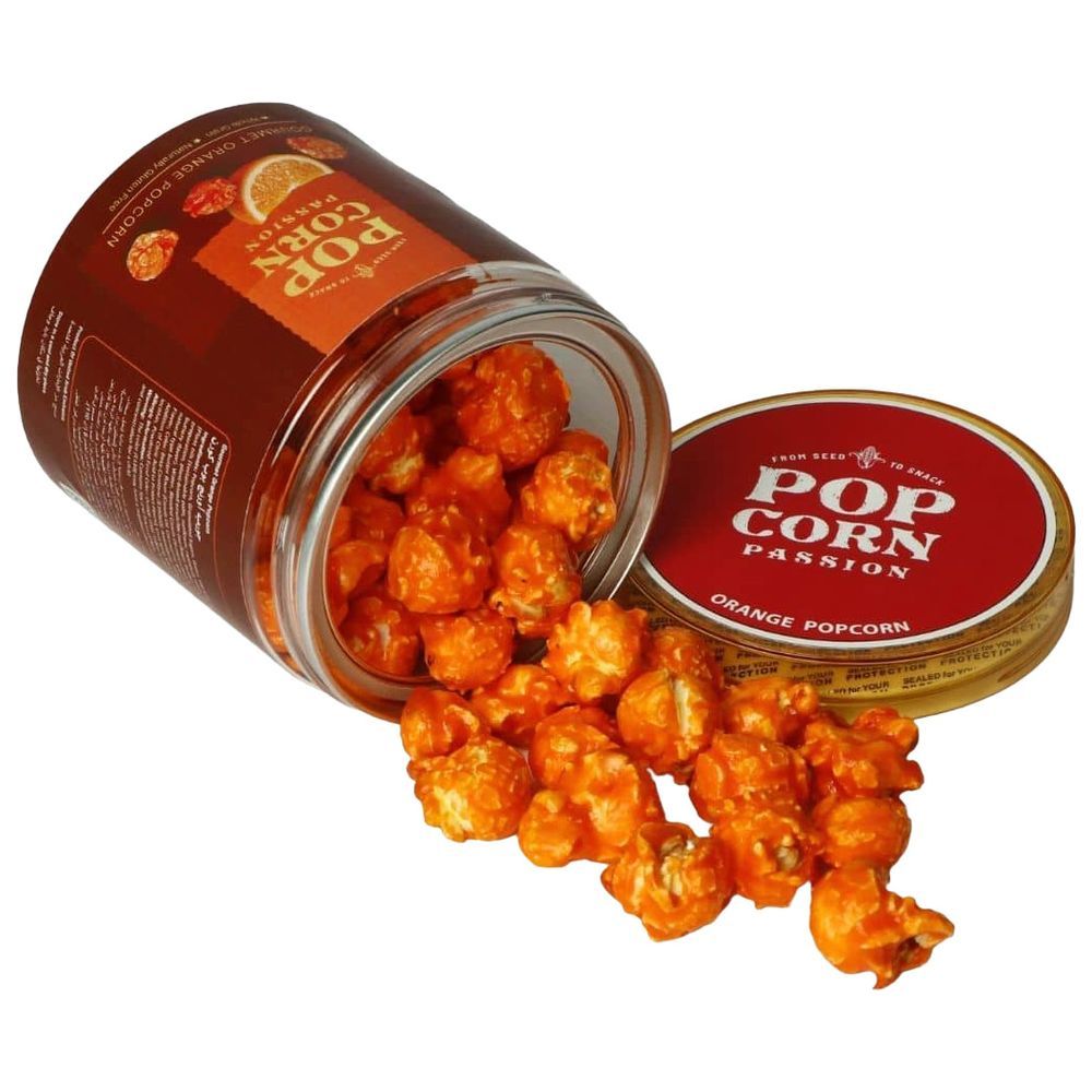 POP CORN PASSION - Gourmet Orange Popcorn - 80 gm