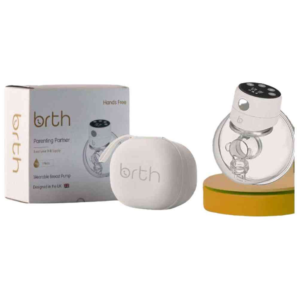 birth - Wearable Single Electrical Breast Pump - White