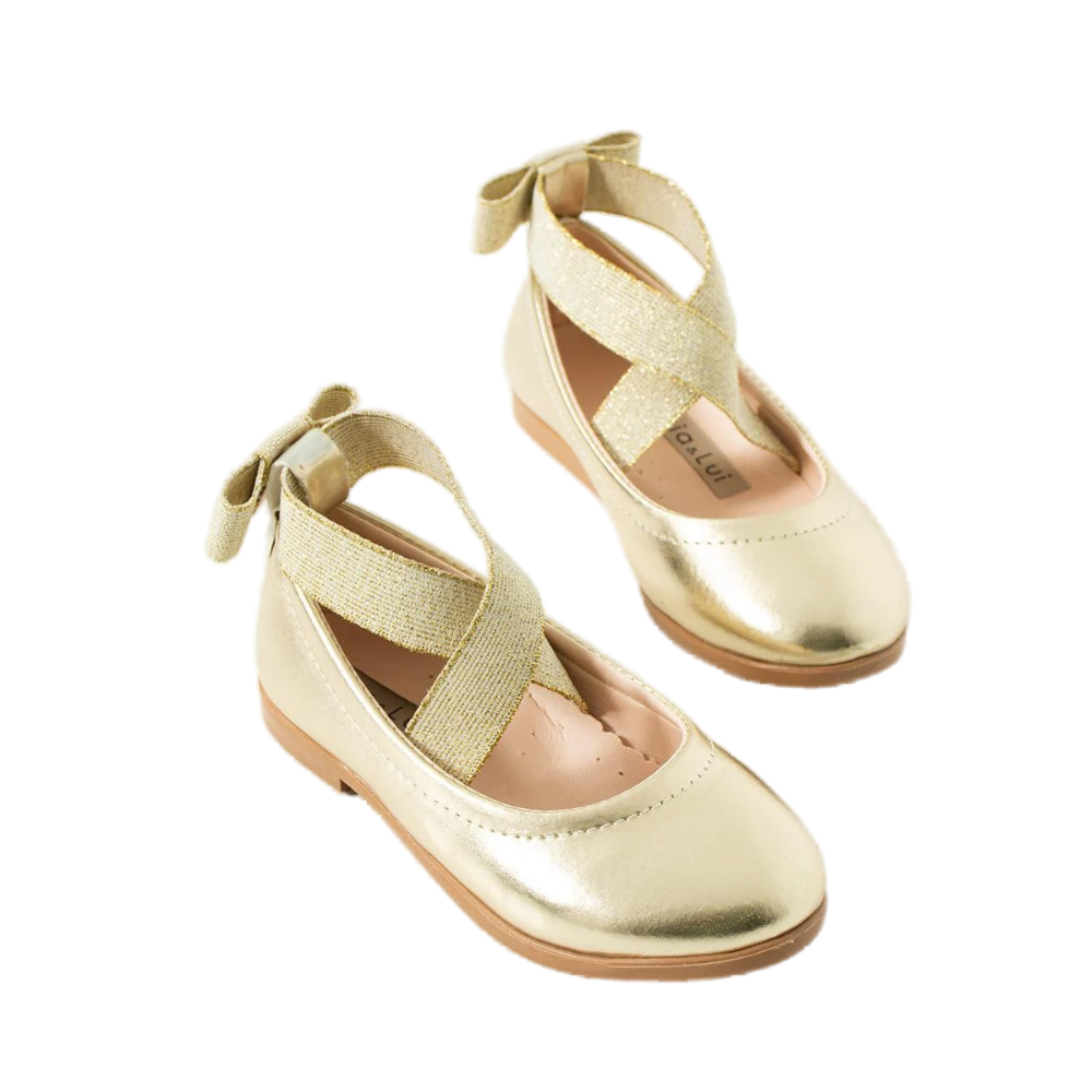 Via Bambino - Girl Shoes B-300 - Gold