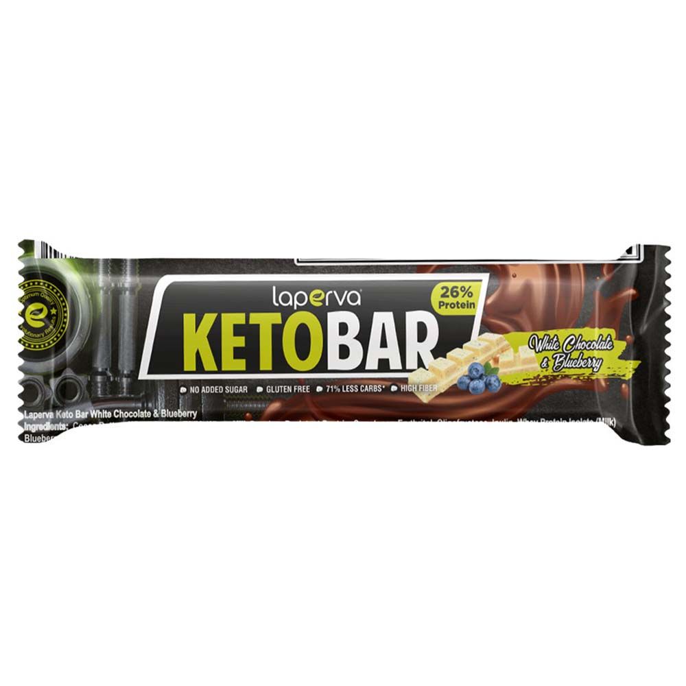 Laperva - Keto Bar - White Chocolate And Blueberry - 35 g