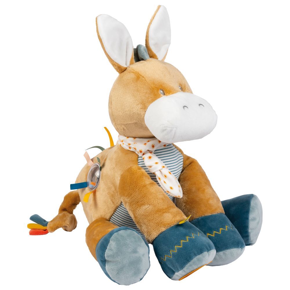 Nattou - Activity Toy - Donkey Leo - 12 cm