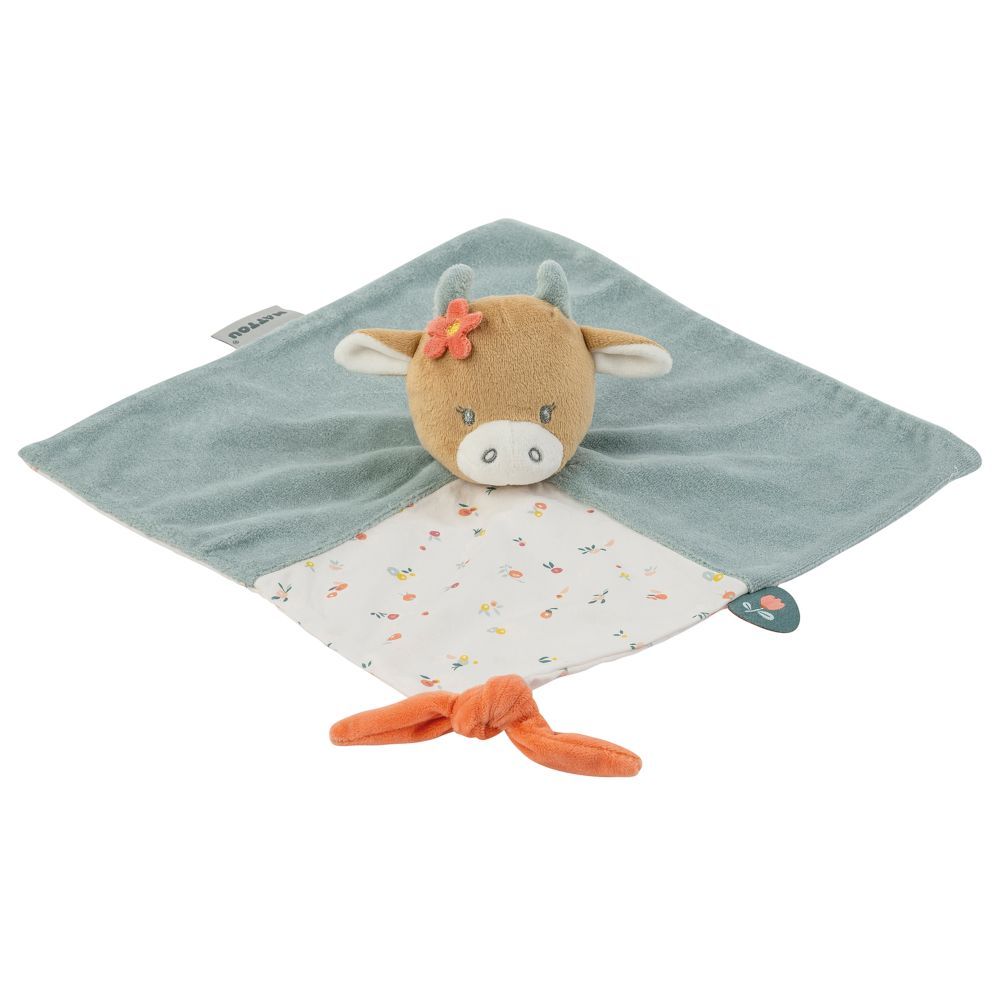 Nattou - Doudou Cuddle Comforter - Cow Mila