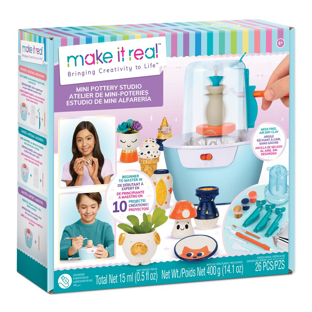 Make it Real - Mini Pottery Studio 26pcs