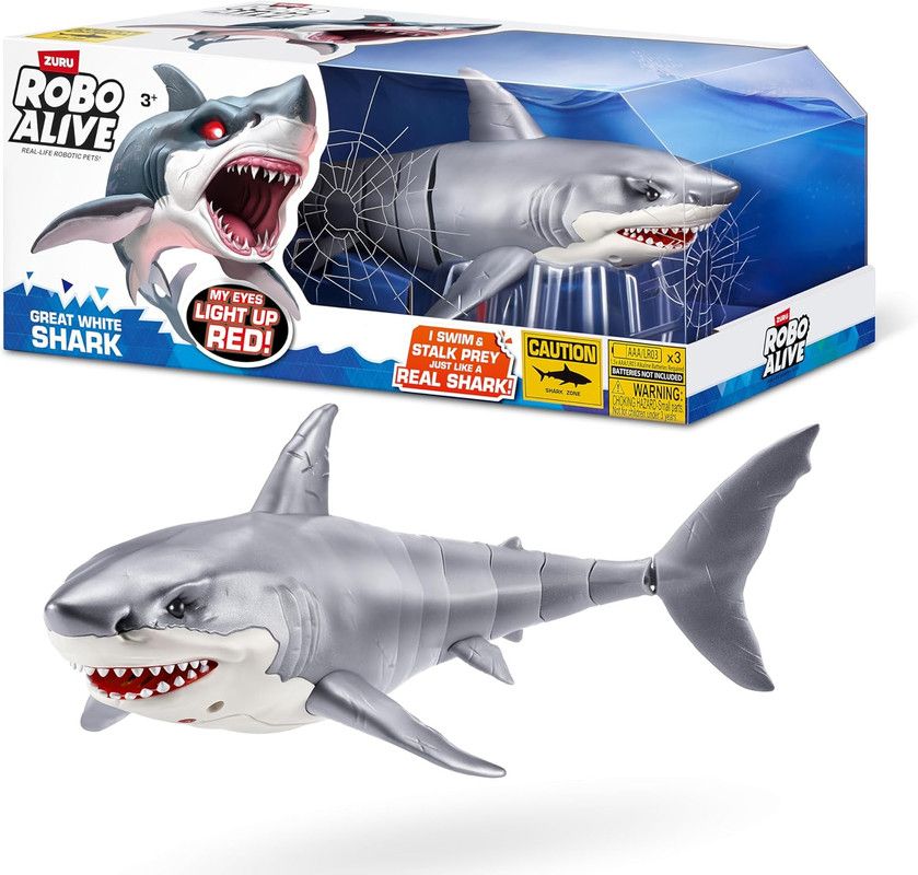 Robo Alive - Series 1 Great White Shark Robotic Toy