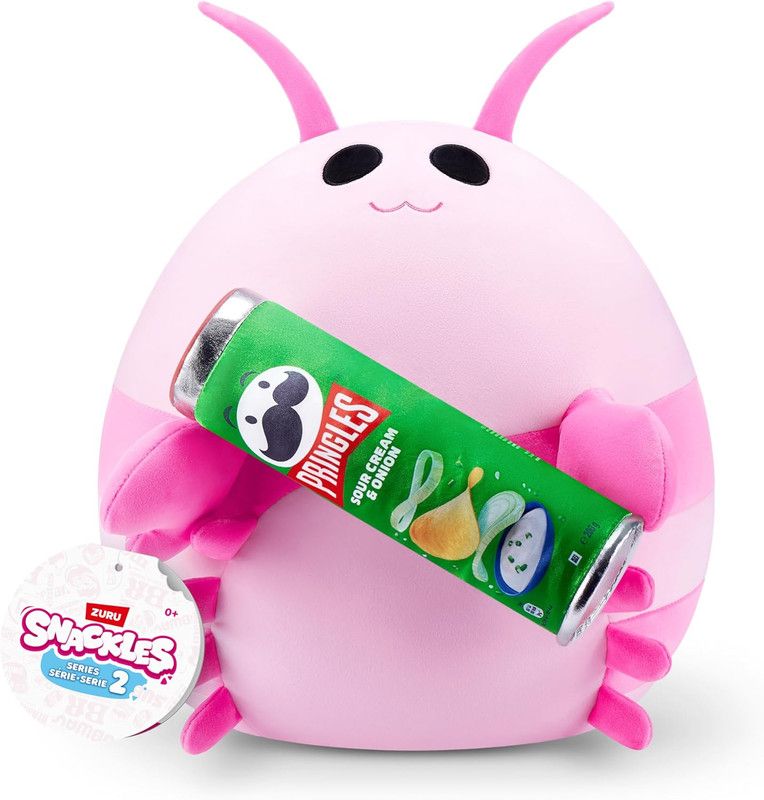 ZURU - Snackles Series 2 - Shrimp & Pringles 14 Inch Plush