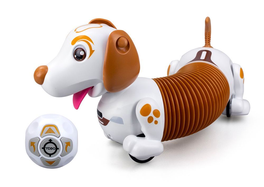 Silverlit - Ycoo Robo Dash D Robotic Puppy Toy - Brown/White