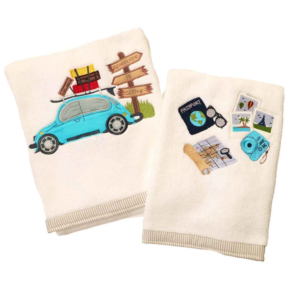 Little West Street - Globetrotter Towel Set - 2 Pcs