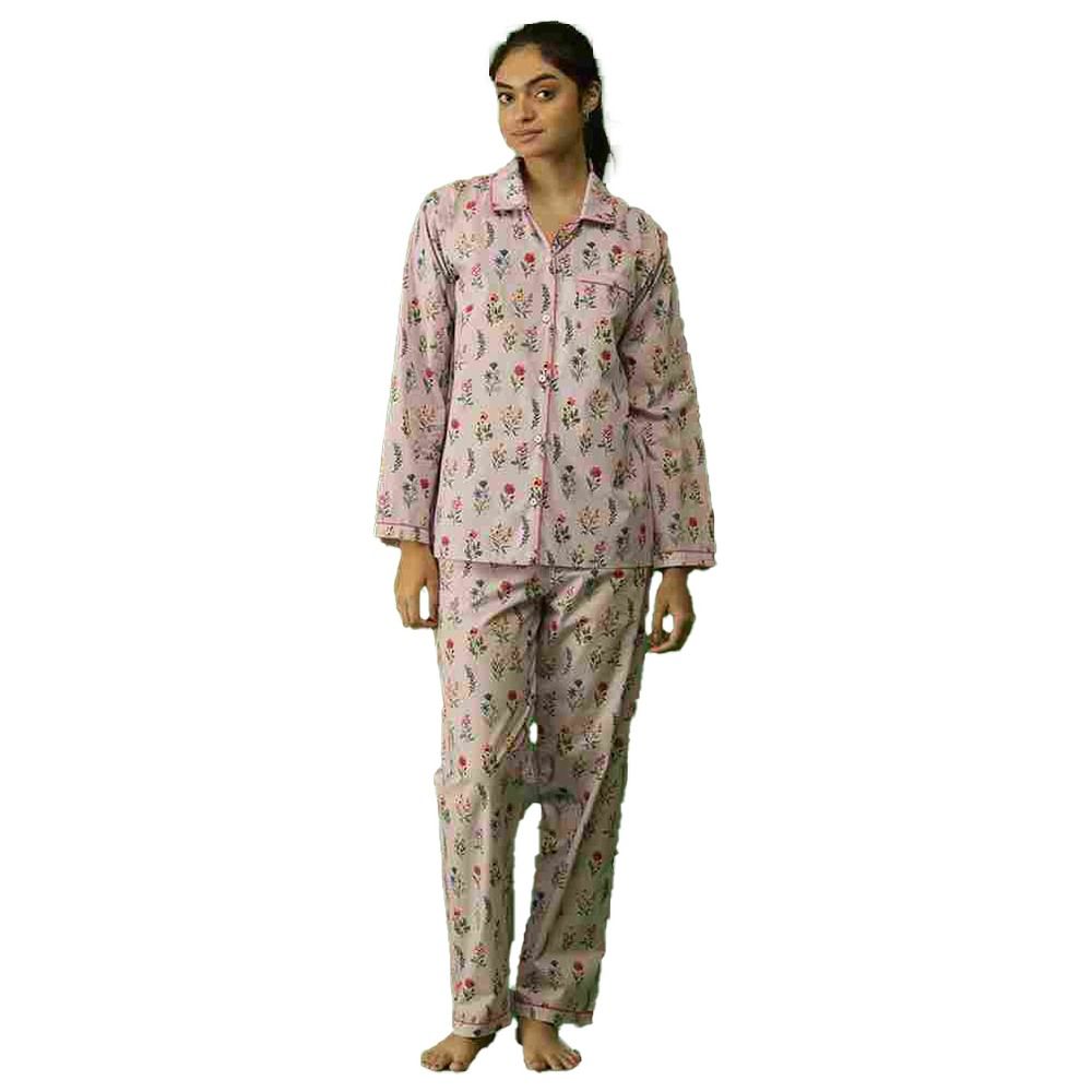 Little West Street - 2pc-Set - Women Florals Pyjama Set - Purple