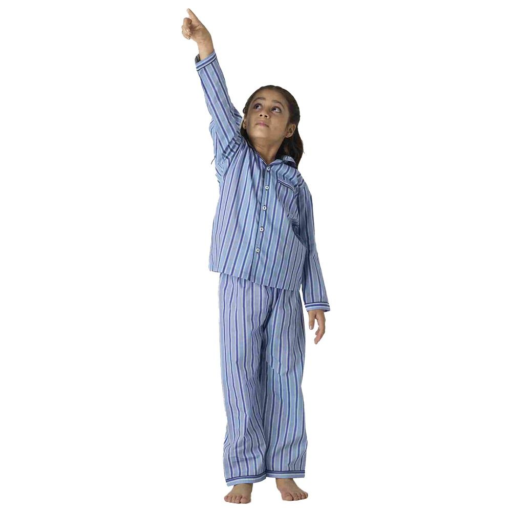 Little West Street - 2pc-Set - Nautical Striped Pyjama Set - Blue