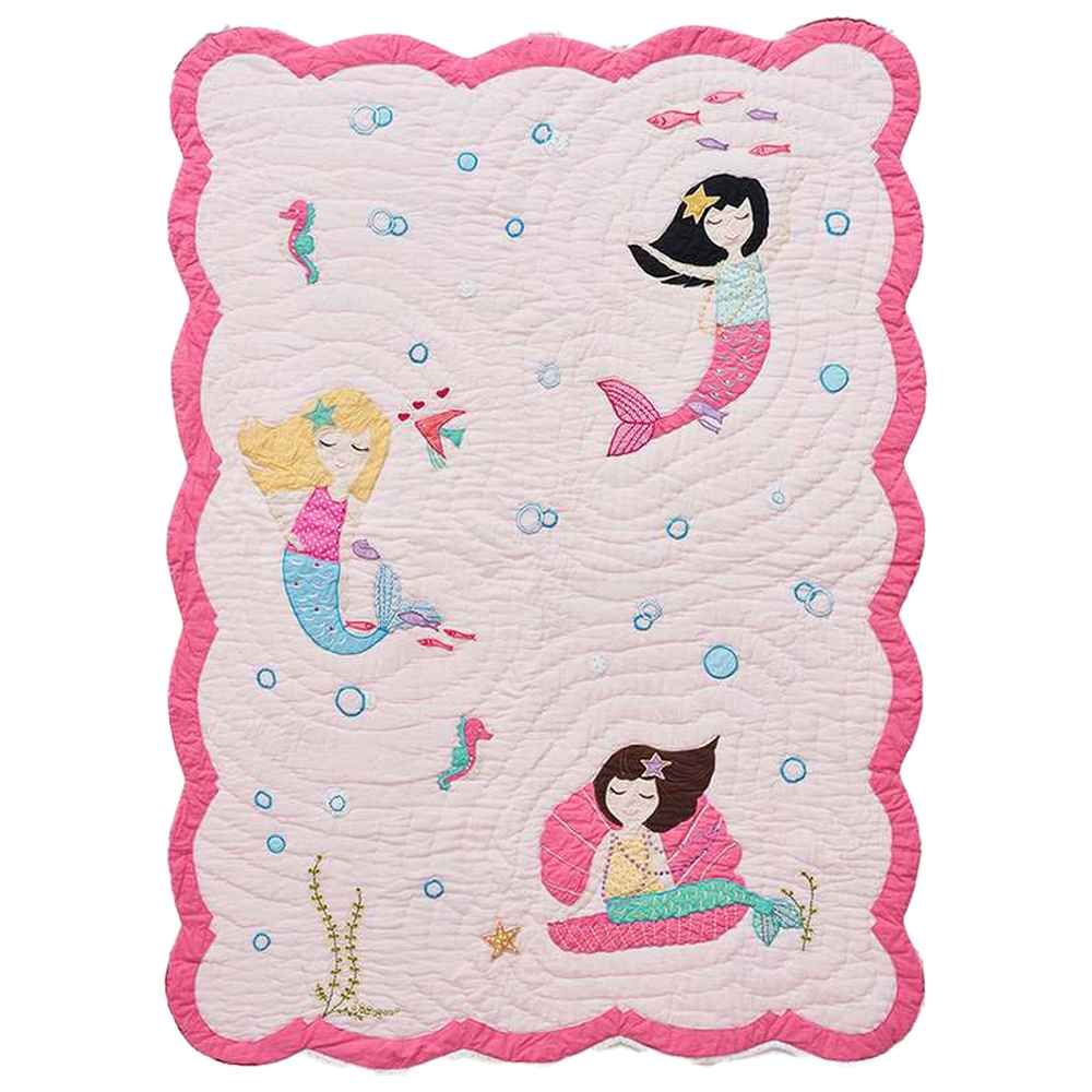 Little West Street - Mermaids Quilt - Pink