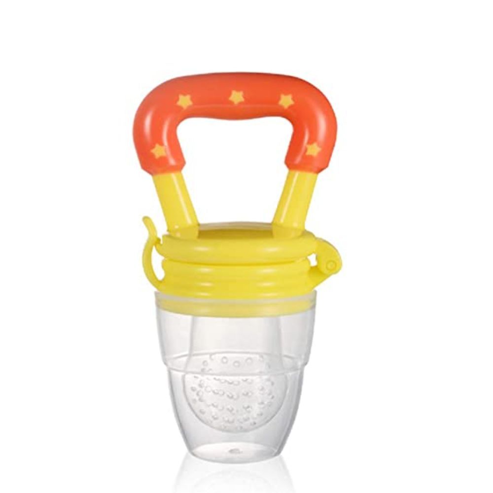 Little Angel - Baby Fruit Feeder Silicone Pacifier 3M - Yellow