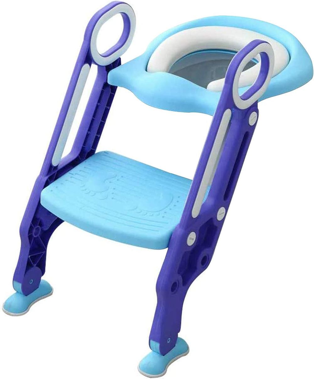 Little Angel - Baby Chick Potty Training Seats For Children - Blue/Purple