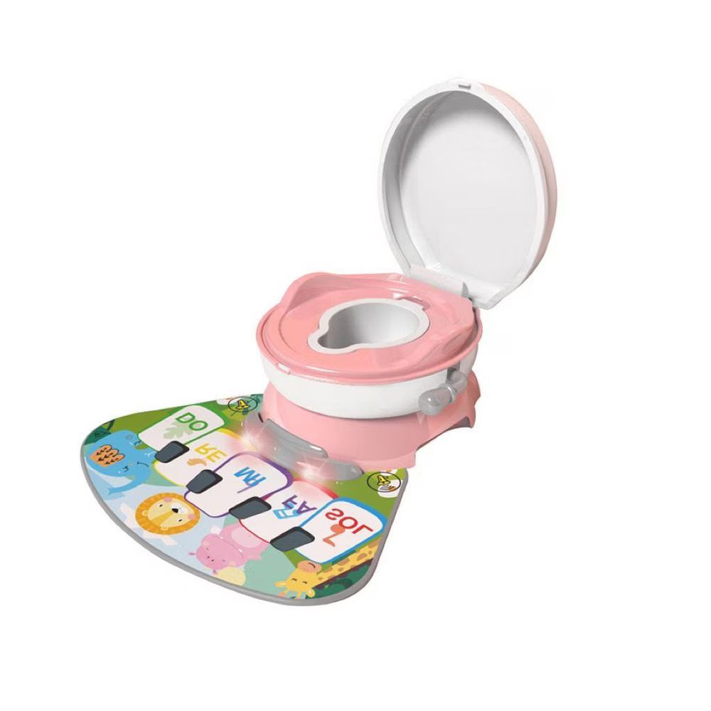 Little Angel - Kids Potty Chair 3-In-1 Training Seat With Lid - Pink