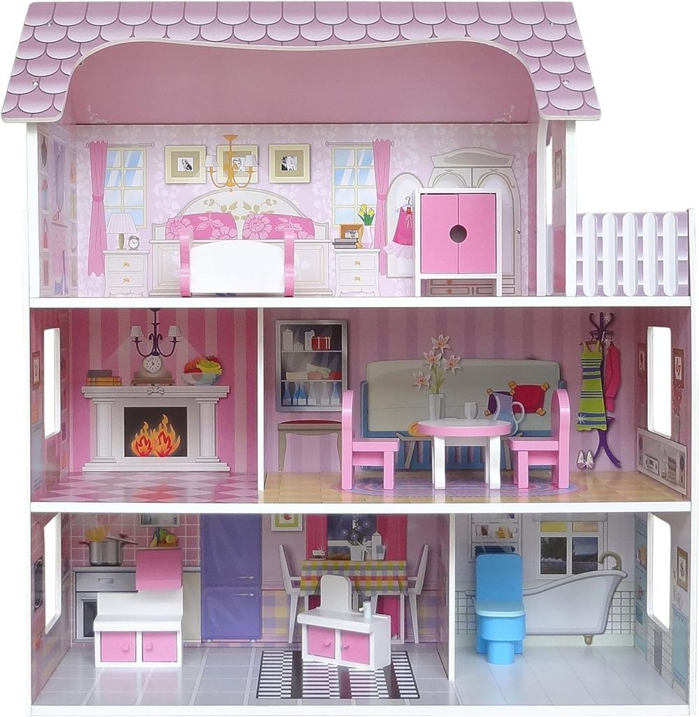 Little Angel - Kids Wooden Furnished Doll House