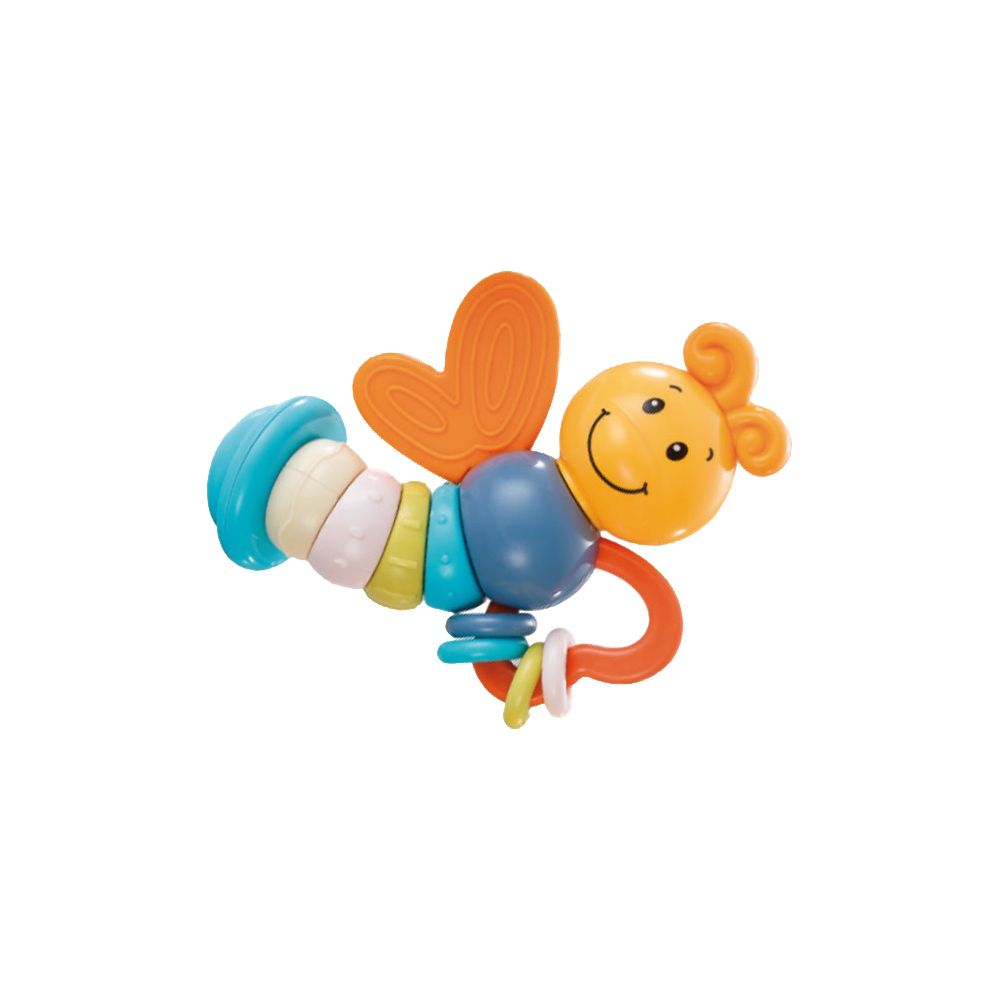 Goodway - Baby Teething Rattle Toy Colorful Sensory Teether