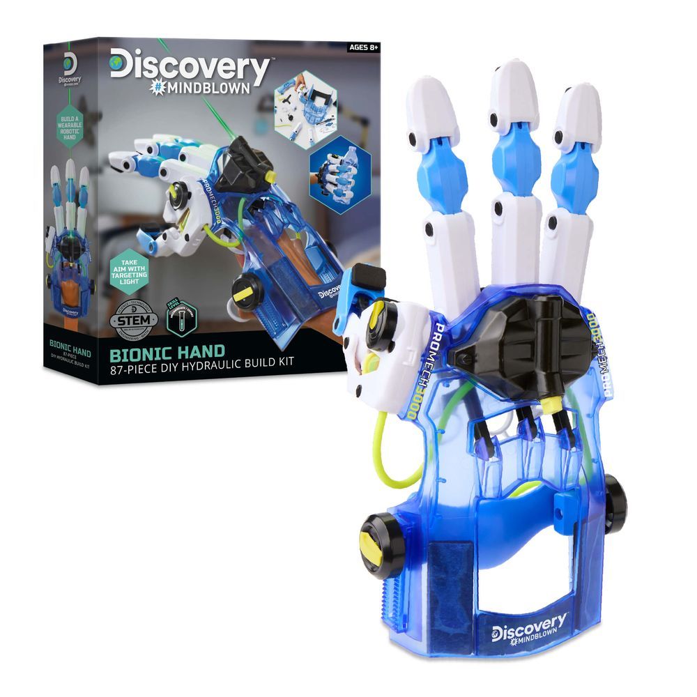 Discovery - Mindblown Bionic Hand DIY Hydraulic Stem Toy Set - 87 Pcs